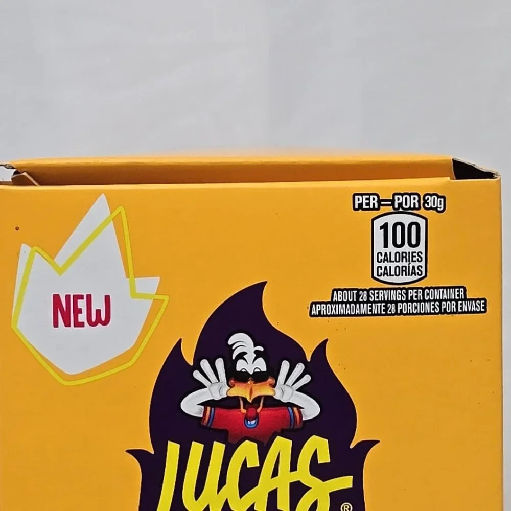 Lucas Gummies Spicy Mango 12-PACK Sweet and Sour Candy Snacks 29.52 Oz
